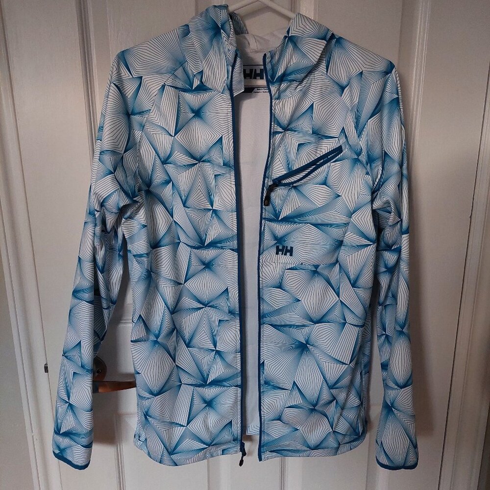 Helly Hansen Men's S Barrier Printed Soft Shell Hoodie , Size S